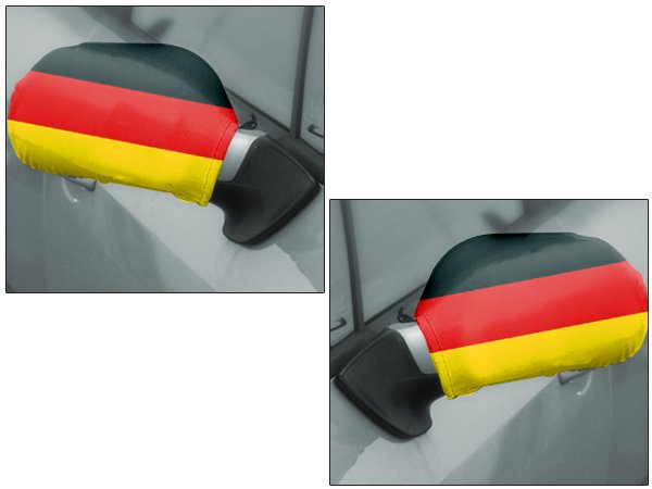 Außenspiegelüberzug Deutschland (2 Stck)
